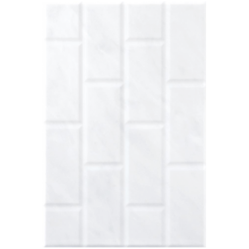 Cotto WT 12X18 อิงลิชการ์เด้น มาร์เบิล-บริค A. PM - สีขาว