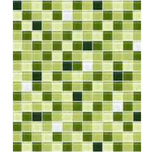 Cotto โมเสค 12x12 กลาส เบลนด์ 05 A. สีเขียว