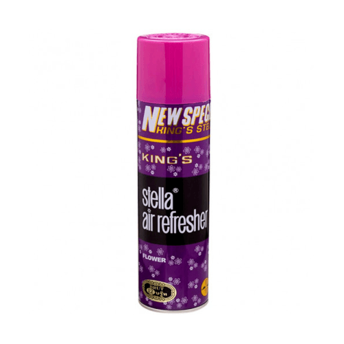 Kings Stella สเปรย์ปรับอากาศ คลาสสิค กลิ่นบรู๊ท 450 มล. สีม่วง
