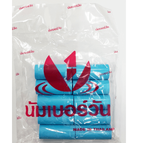Number One ข้อต่อตรง1/2 (แพ็ค 10) สีฟ้า
