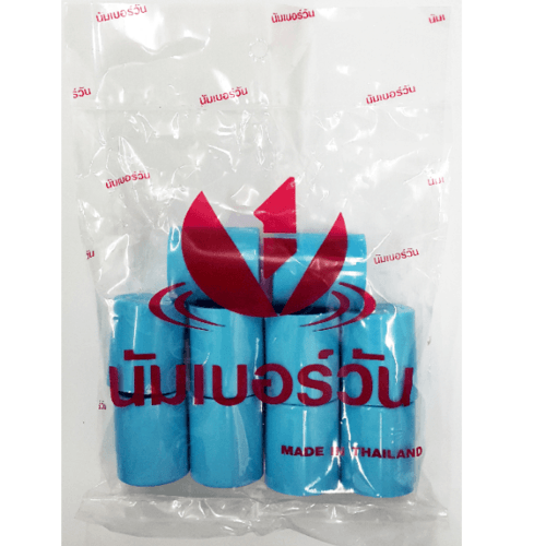 NUMBER ONE ฝาครอบ หนา 1(25) ชั้น 13.5 (แพ็ค 10) สีฟ้า