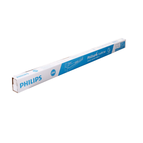PHILIPS ชุดรางพร้อมหลอดนีออน PHILISAVE ECOFIT เซ็ต 8 วัตต์ 765 สีขาว