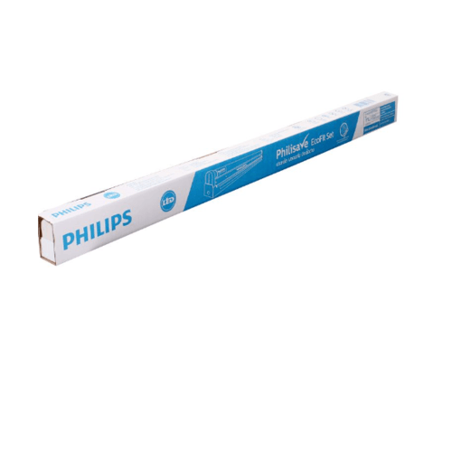 PHILIPS ชุดรางพร้อมหลอดนีออน PHILISAVE ECOFIT เซ็ต 18 วัตต์ 765 สีขาว