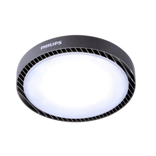 PHILIPS โคมไฟไฮเบย์แอลอีดี BY239 145W แสงขาว สีดำ