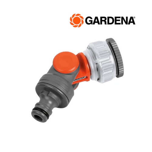 GARDENA ข้อต่อก๊อกน้ำแบบปรับทิศทางได้ ขนาด 1″ – 3/4″