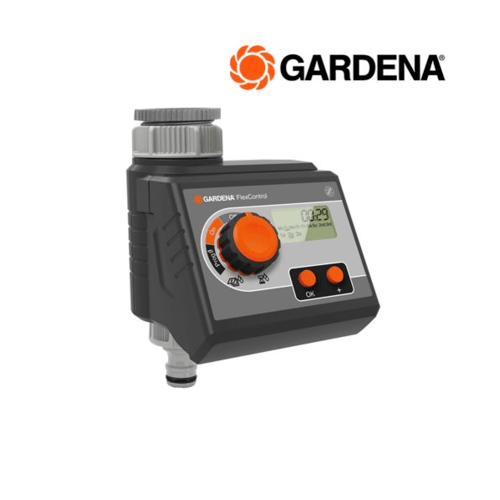 GARDENA วาวล์ควบคุมน้ำแบบใช้ถ่าน 9 โวลต์ สำหรับต่อกับก๊อกน้ำ 01883-20