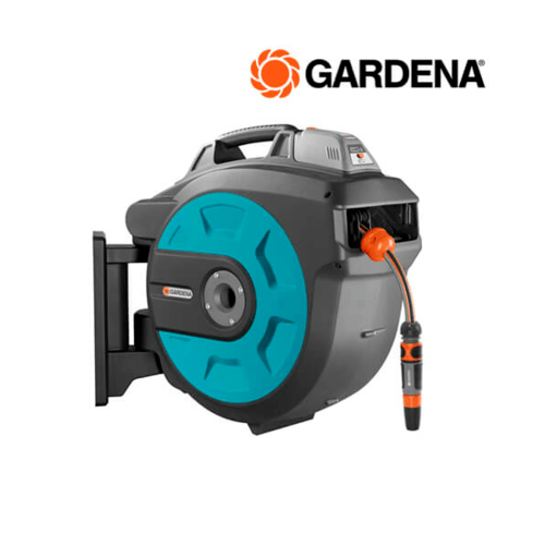 GARDENA ที่เก็บสายยางแบบอัตโนมัติโดยใช้แบตเตอรี่ พร้อมสายยาง 35ม. 08025-20