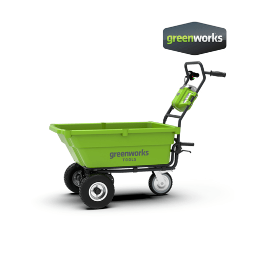 GREENWORKS รถเข็นของแบตเตอรี่ ขนาด 40V (ไม่รวมแบตเตอรี่) สีเขียว
