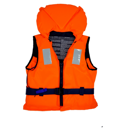 EVAL เสื้อชูชีพรับน้ำหนัก 70-90 Kg EN ISO 12402-4 00495-5 สีส้ม-ดำ สีส้ม