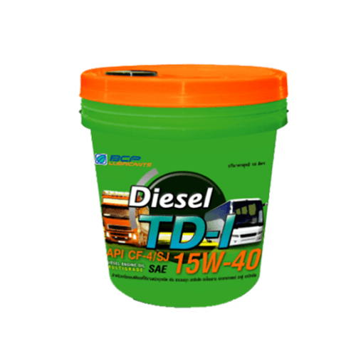 Bangchak น้ำมันหล่อลื่นเครื่องยนต์ดีเซล เกรดรวมคุณภาพเยี่ยม 1/18L รุ่น TD-1 CF4/SJ15W40