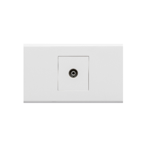 Gentec เต้ารับโทรทัศน์ 1 ช่อง 120W-17 สีขาว