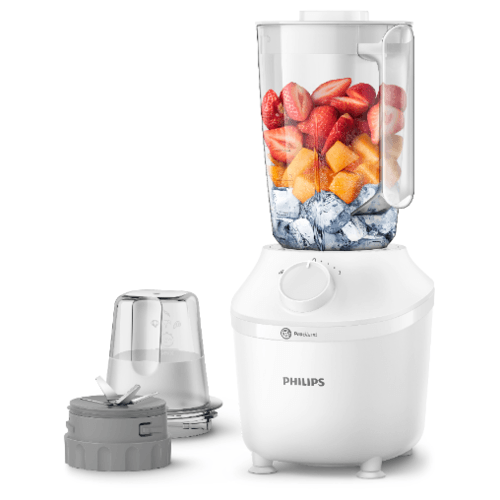 PHILIPS เครื่องปั่นน้ำผลไม้ 450 วัตต์ ขนาด 1.9 ลิตร รุ่น HR2041/10 สีขาว