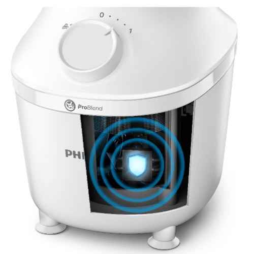 PHILIPS เครื่องปั่นน้ำผลไม้ 450 วัตต์ ขนาด 1.9 ลิตร รุ่น HR2041/10 สีขาว