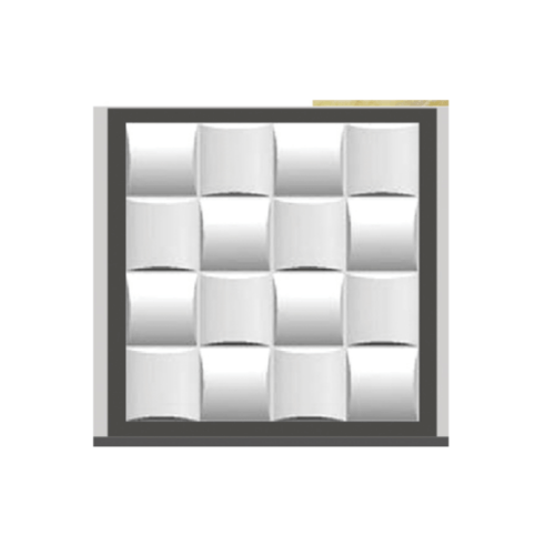 ECO PLUS พลาสวูดแกะสลัก ผนังตกแต่ง 3 มิติ 50x50cm. OUT021