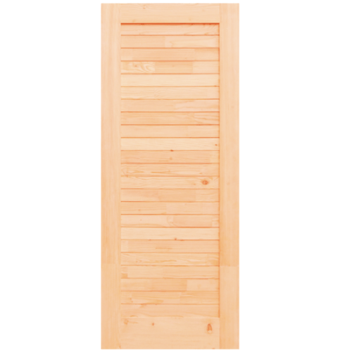 D2D ประตูไม้ดักลาสเฟอร์ บานทึบทำร่อง 90x200ซม. Eco Ezero-3