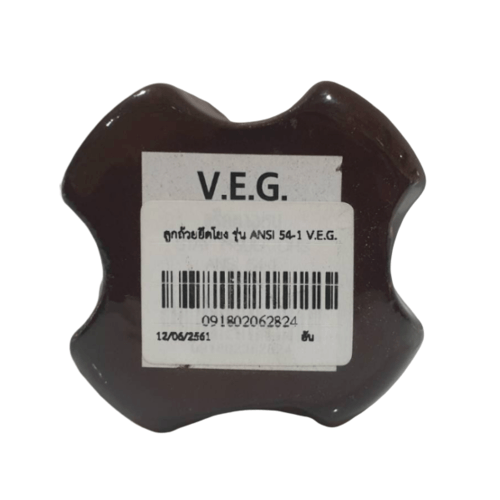 V.E.G. ลูกถ้วยยึดโยง 27.5x50mm รุ่น ANSI 54-1 สีน้ำตาล
