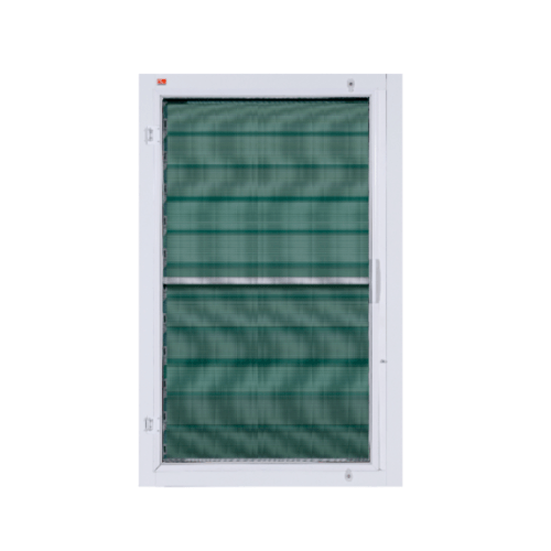 A PLUS หน้าต่างอะลูมิเนียม บานเกล็ด A-WO/006 70x110ซม. สีขาว พร้อมมุ้ง