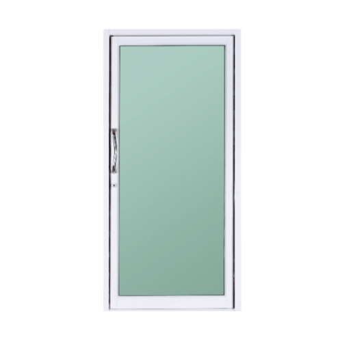 A PLUS LIKE ประตูอะลูมิเนียม บานสวิงเดี่ยว LIKE-024 100x204ซม. สีขาว