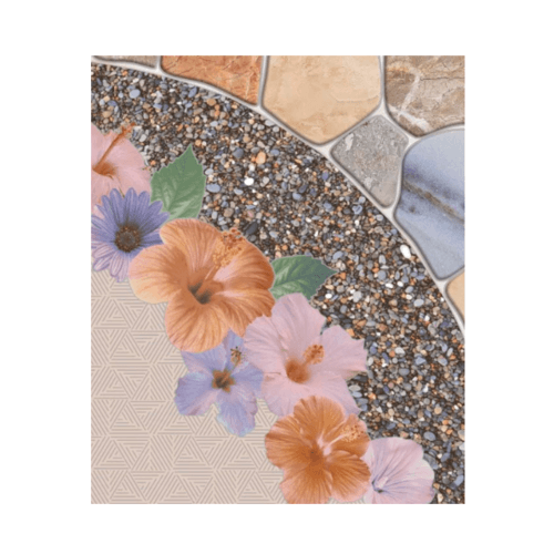 Duragres 12x12 แก้วล้อมเพชรเบจ SM (11P) A.
