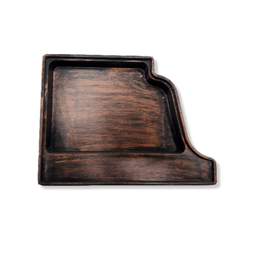 WELLINGTAN ฝาปิดปลายรางน้ำฝนอลูมิเนียมสีบลอนซ์