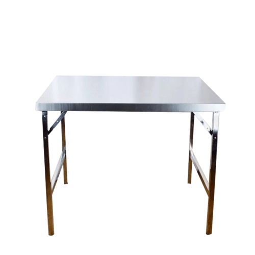 โต๊ะพับอเนกประสงค์สเตนเลส PQS-A002 ขนาด 75x60x120 cm.