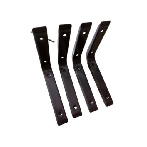 TORSTEN ฉากรับชั้นเหล็ก (แพ็ค2ชิ้น) ขนาด 30*3*25ซม. PQS-SJJ008H สีดำ
