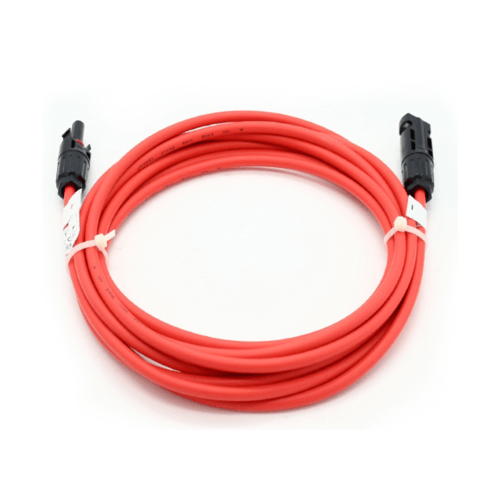 MC สายไฟสำเร็จรูป Solar ขนาด 4mm2 พร้อมย้ำหัวสาย MC4 CFP415-2RD 2*200*2cm สีแดง