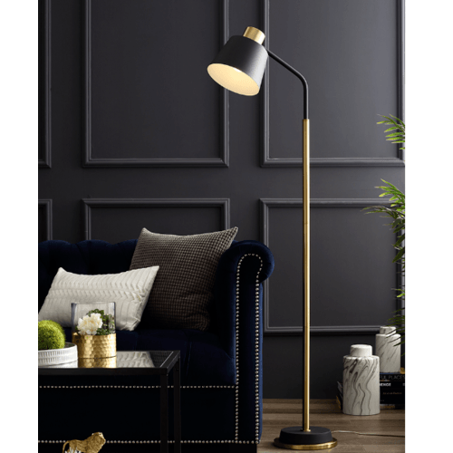 EILON โคมไฟตั้งพื้น Loft ขั้ว E27 รุ่น MD89 สีดำ-ทอง