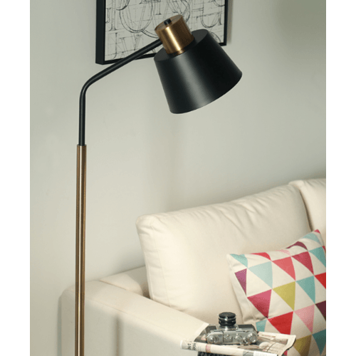 EILON โคมไฟตั้งพื้น Loft ขั้ว E27 รุ่น MD89 สีดำ-ทอง