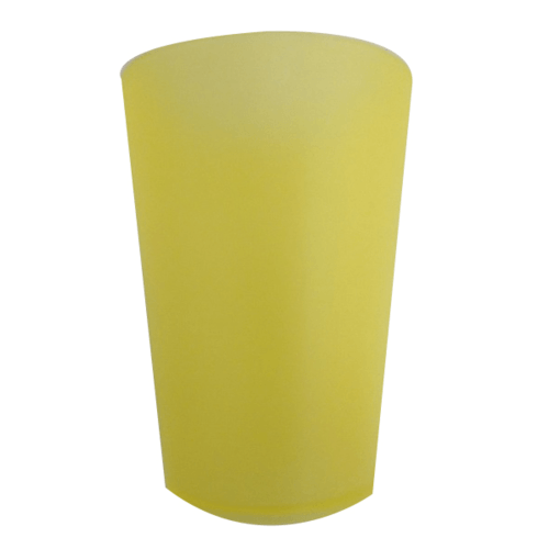 LUXUS ชุดแก้วพลาสติกสีเหลือง  ZS8808-YE 300ML.  สีเหลือง