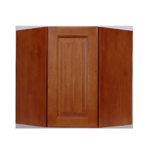MJ ตู้เข้ามุมหกเหลี่ยม ทึบตรง 30x0x60 ซม. WC6036-T สีสัก