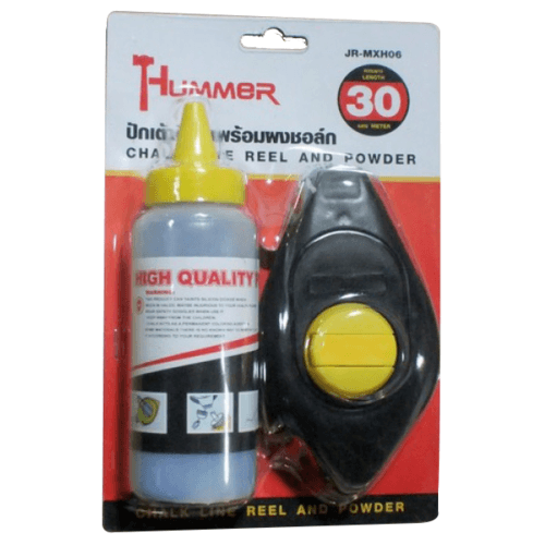 HUMMER ปักเต้าตีเส้นพร้อมผงชอล์กสีแดง JR2-MXH06