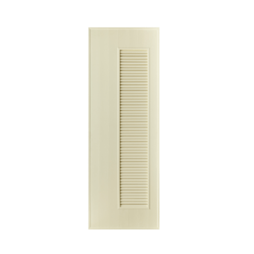 BATHIC ประตู PVC ขนาด 70x180 ซม. ไม่เจาะ BS5 สีครีม