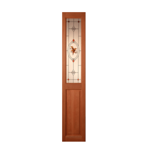 ประตูไม้สยาแดง SL-01/2 ขนาด 40x200 cm.