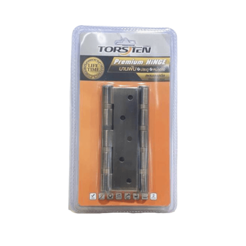 TORSTEN บานพับสเตนเลส 304 5 x3 x3มม. 2ชิ้น สีทองแดงโบราณ