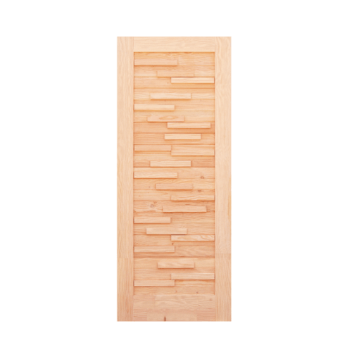 D2D ประตูไม้สนนิวซีแลนด์ ขนาด 90x200 ซม. Eco Pine - 030 ธรรมชาติ
