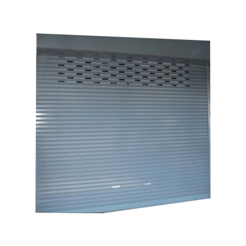 Wellingtan ประตูเหล็กม้วน ขนาด10000mm.x4950mm. D28 สีเทาอ่อน