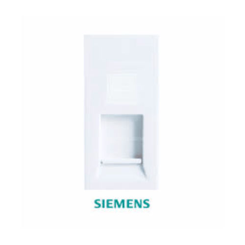 SIEMENS เต้ารับคอมพิวเตอร์ 8สาย DELTA azio สีขาว 5TG9 858-1PB01 ขาว