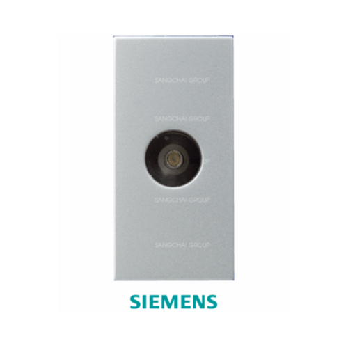 SIEMENS เต้ารับโทรทัศน์ DELTA azio สีเงิน 5TG9 858-2PB02