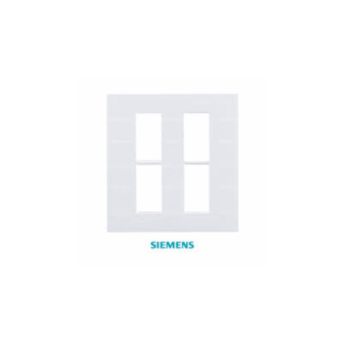 SIEMENS ฝา 4 ช่อง DELTA azio สีขาว 5TG9 861-0PB01 ขาว