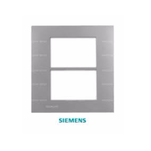 SIEMENS ฝา 3-3 ช่อง DELTA azio สีเงิน 5TG9 861-1PB02