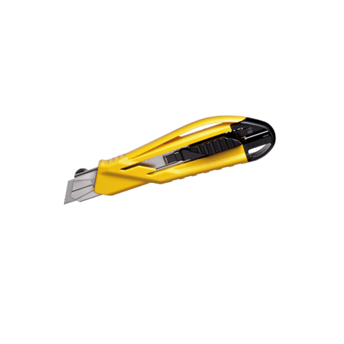 STANLEY มีดคัตเตอร์แบบเอบีเอส 18มม STHT10269-8 สีเหลือง