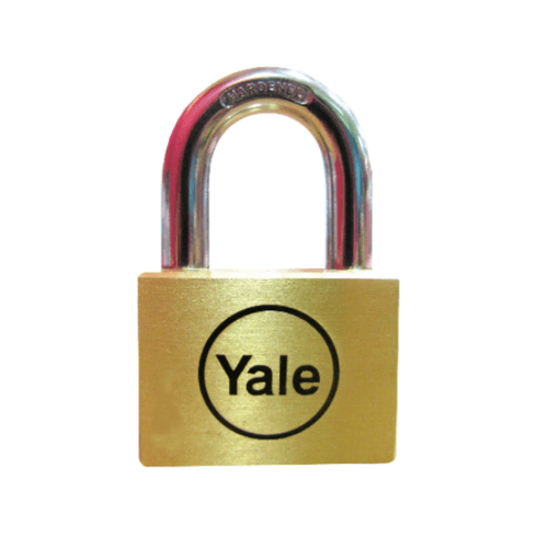 YALE กุญแจคล้องทองเหลือง ขนาด 45 มม.ห่วงสั้น รุ่น Y117D/45/127/1 สีทองเหลือง