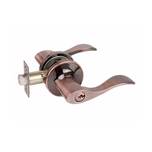 YALE มือจับก้านโยกห้องทั่วไป ฝาครอบแบบกลม รุ่น KL5317ETUS11 สีทองแดงรมดำ