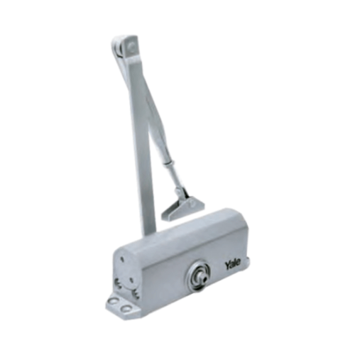 YALE โช๊คอัพประตูระบบตั้งค้างได้ รับน้ำหนัก 40-80 กก.รุ่น VC7722H-SB สีบรอนซ์