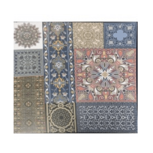 Duragres กระเบื้องปูพื้น-50x50 โอฮาร่าคัลเลอร์ฟลู (D) A. สีน้ำเงิน