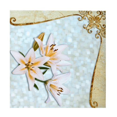 CAMPANA กระเบื้องปูพื้น-16x16 เลิฟลิลลี่-ชมพู A. -