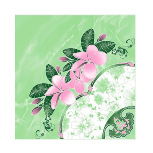 Sosuco 16x16 กระเบื้องปูพื้นหน้าเงา- วังเพิ่มสุข-เขียว A. ผิวมัน (GlOSSY)