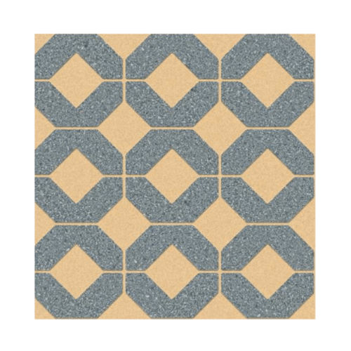 Sosuco กระเบื้องปูพื้นหน้าหยาบ-16x16 บริคซิก้อน-เทา (ดิจิตอล) A. ผิวหยาบ (MATT)