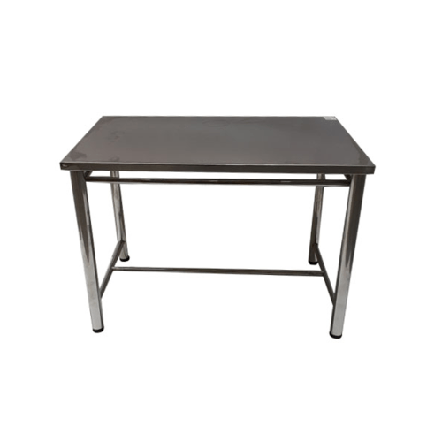 โต๊ะสแตนเลส (ถอดขาประกอบได้) BXGZ01 110x70.2x75.7 cm. สีเงิน